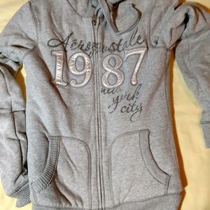 Aeropostale hoodie with fur jacket.
